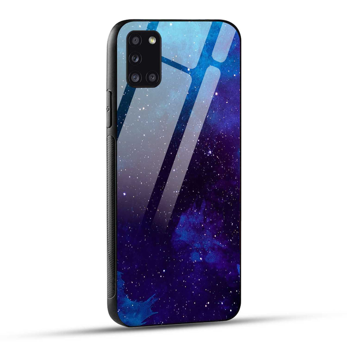 Samsung Galaxy A31 Back Cover Beautiful Star Space Printed Glass Case