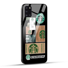 Samsung Galaxy A31 Starbucks Coffee Printed Glass Case