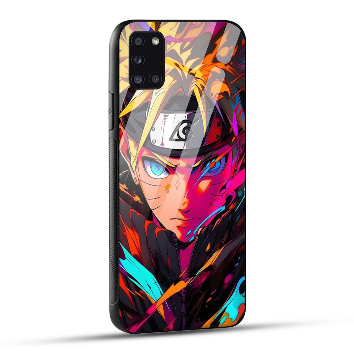 Samsung Galaxy A31 Back Cover Colourful Cartoon anime Printed Glass Case