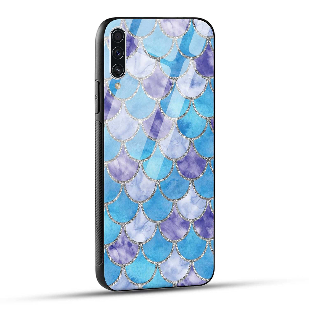 Samsung Galaxy A70 Back Cover Mirror Of Diamonds Printed Glass Case