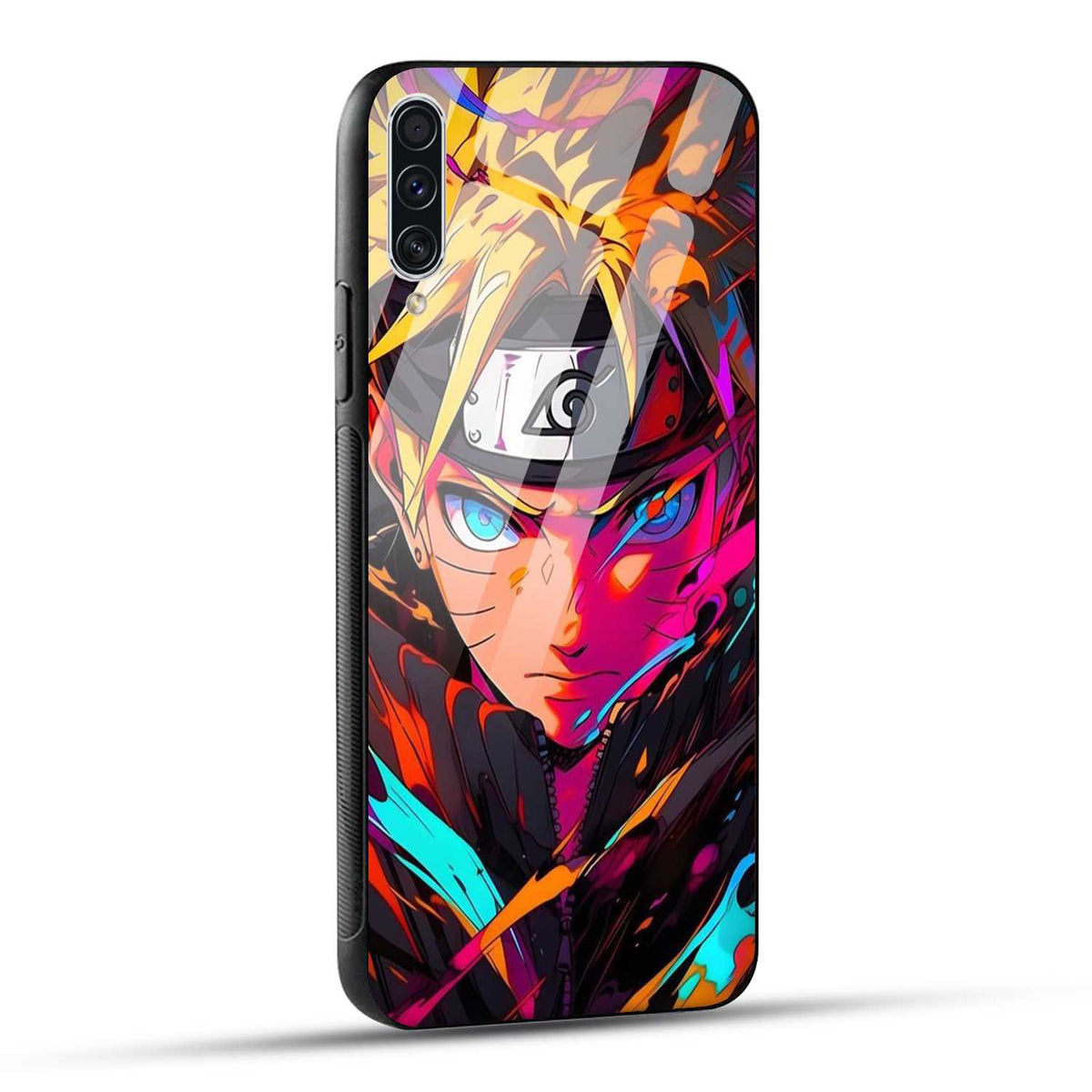 Samsung Galaxy A70 Back Cover Colourful Cartoon anime Printed Glass Case