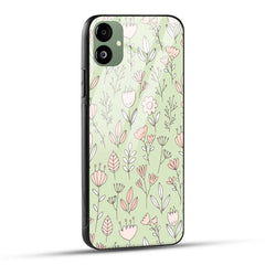 Samsung Galaxy A05 Back Cover Flower Art Printed Glass Case