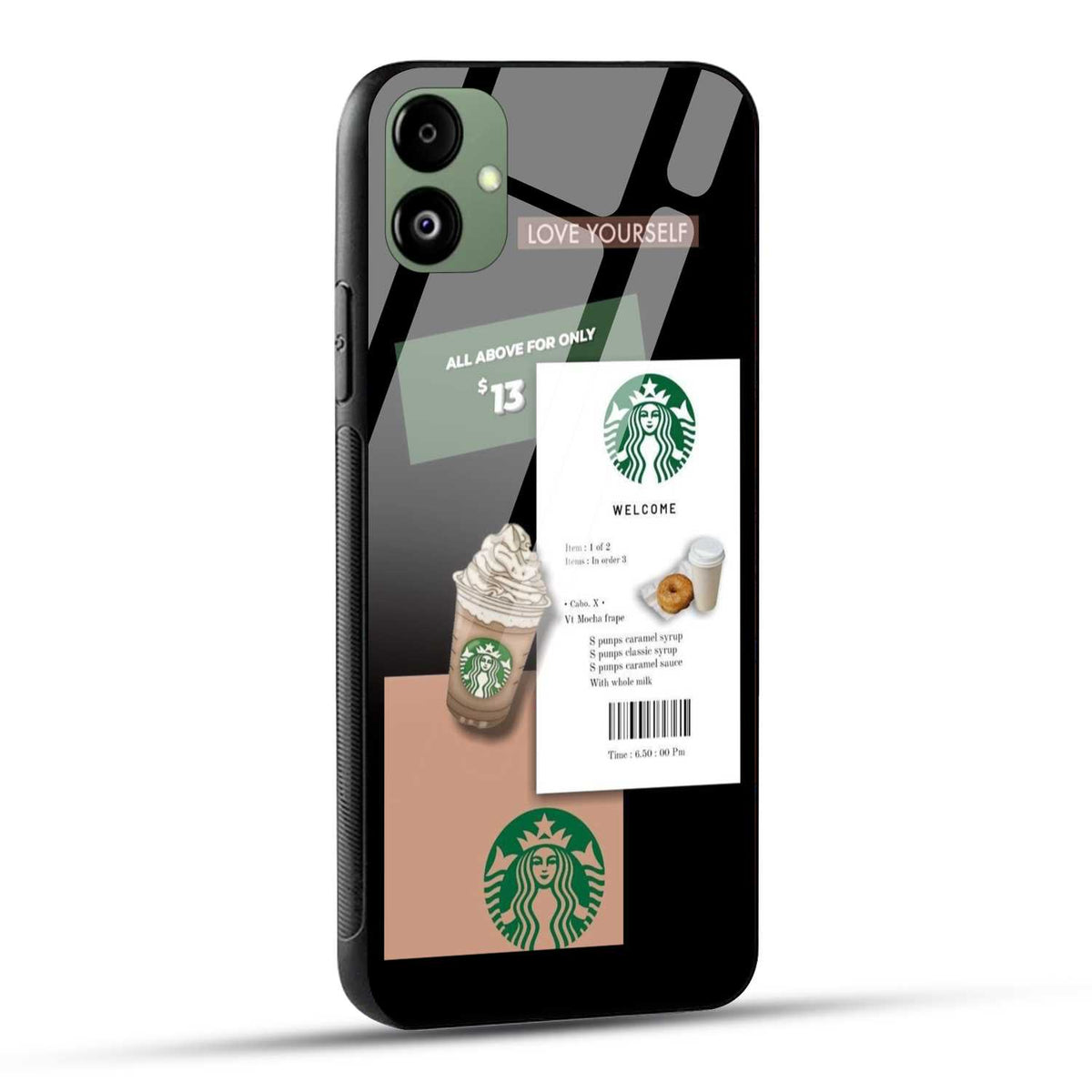 Samsung Galaxy F14 5G Starbucks Coffee Printed Glass Case