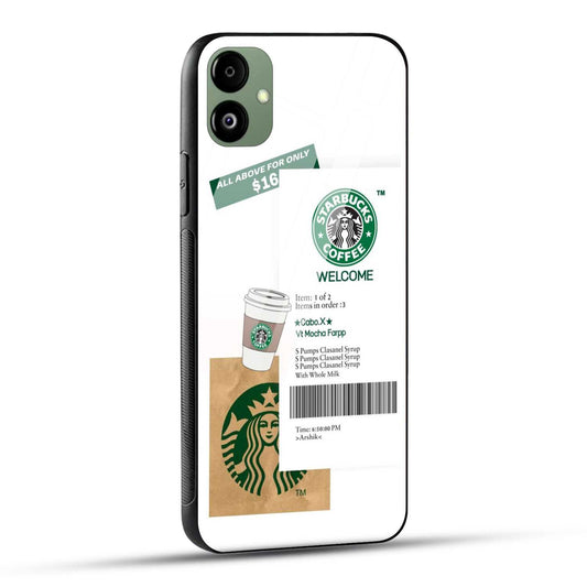 Samsung Galaxy A05 Starbucks Coffee Printed Glass Case