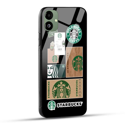 Samsung Galaxy F14 5G Starbucks Coffee Printed Glass Case