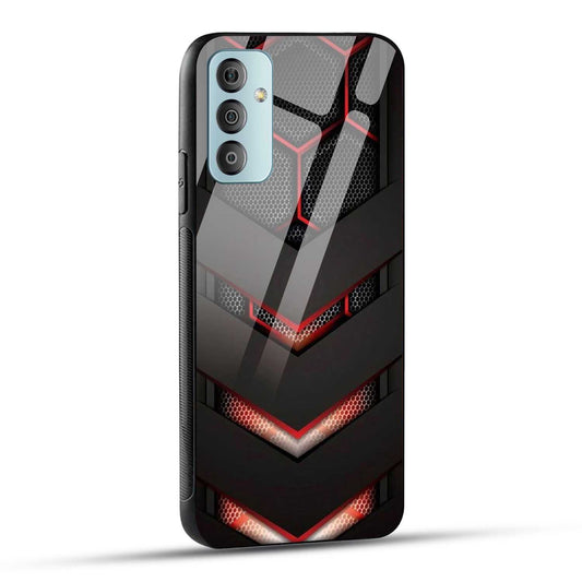 Samsung Galaxy F23 5G Back Cover Robotic Abstract Printed Glass Case