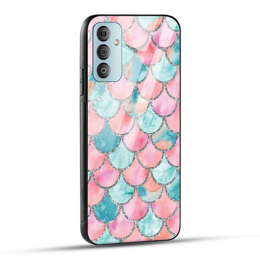 Samsung Galaxy F23 5G Back Cover Mirror Pattern Printed Glass Case