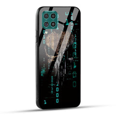 Samsung Galaxy F62 Back Cover Hacker Printed Glass Case