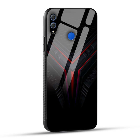 Honor 8X Back Cover Abstract Robotic Printed Glass Case