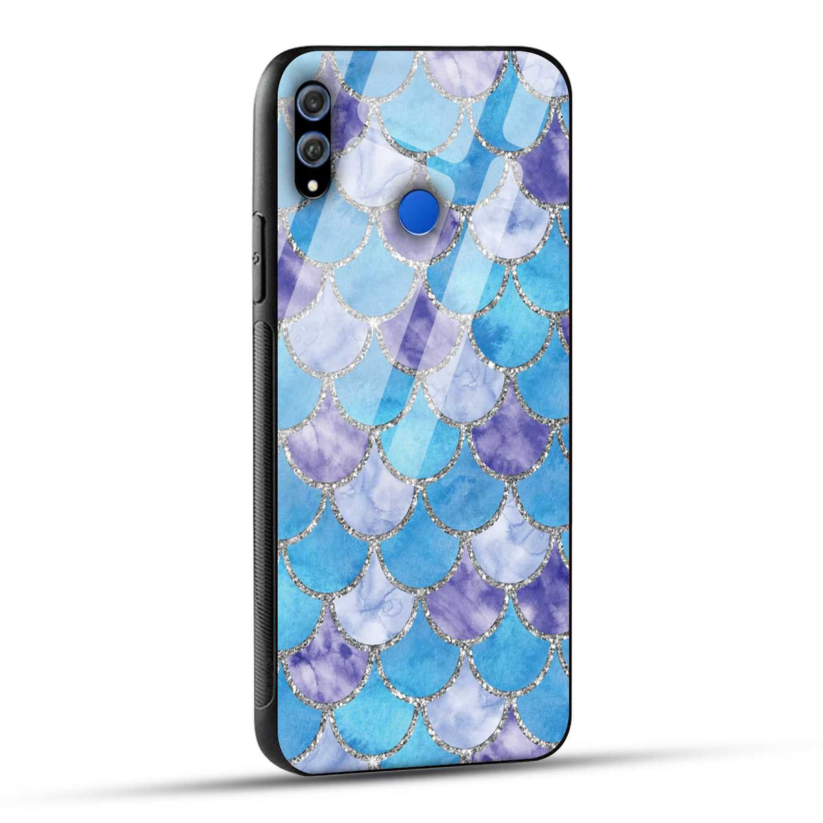 Honor 8X Back Cover Mirror Of Diamonds Printed Glass Case