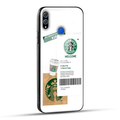 Honor 8X Starbucks Coffee Printed Glass Case