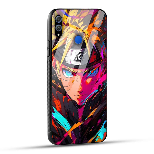 Honor 8X Back Cover Colourful Cartoon anime Printed Glass Case