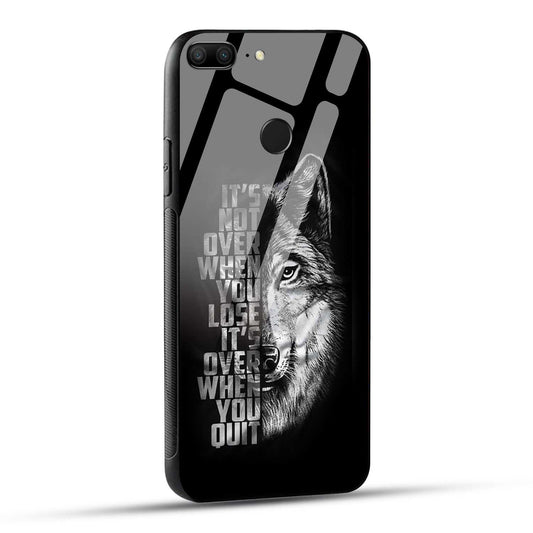 Honor 9 Lite Back Cover Motivational Positive Quote Printed Glass Case