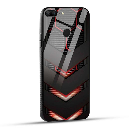 Honor 9 Lite Back Cover Robotic Abstract Printed Glass Case