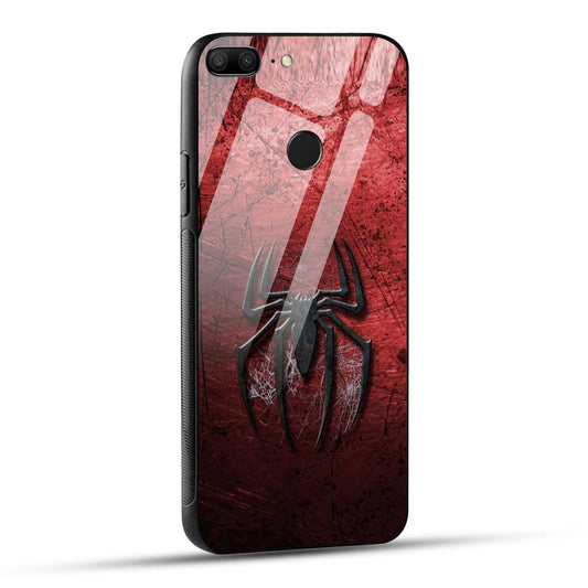 Honor 9 Lite Back Cover Red Spider Printed Glass Case