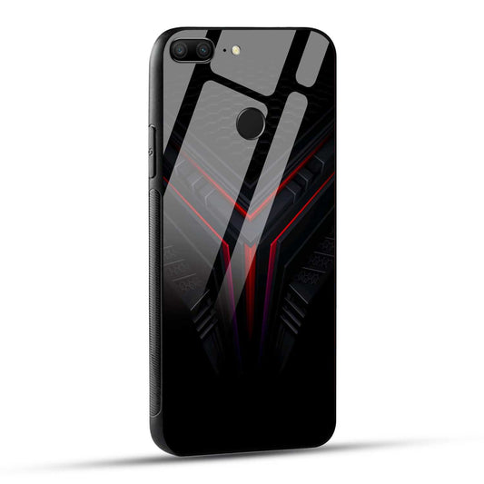 Honor 9 Lite Back Cover Abstract Robotic Printed Glass Case