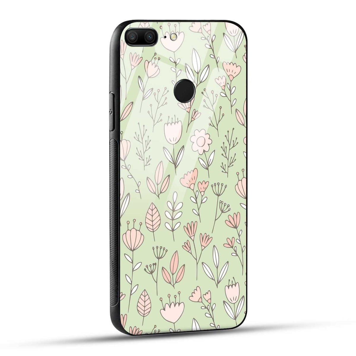Honor 9 Lite Back Cover Flower Art Printed Glass Case