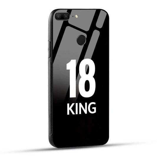 Honor 9 Lite King number 18 Printed Glass Case