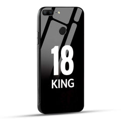 Honor 9 Lite King number 18 Printed Glass Case
