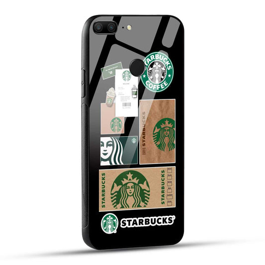Honor 9 Lite Starbucks Coffee Printed Glass Case
