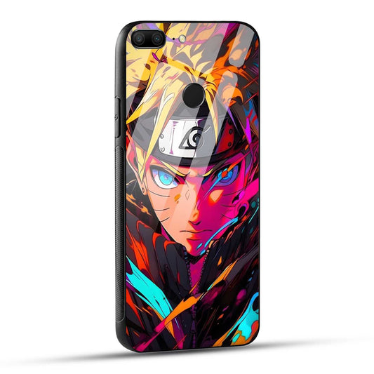 Honor 9 Lite Back Cover Colourful Cartoon anime Printed Glass Case