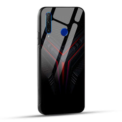 Honor 10i Back Cover Abstract Robotic Printed Glass Case