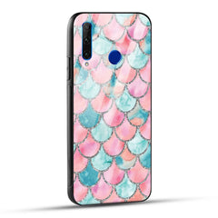 Honor 10i Back Cover Mirror Pattern Printed Glass Case