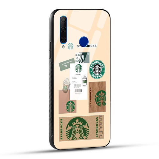 Honor 10i / Honor 20i Back Cover Starbucks Coffee Printed Glass Case