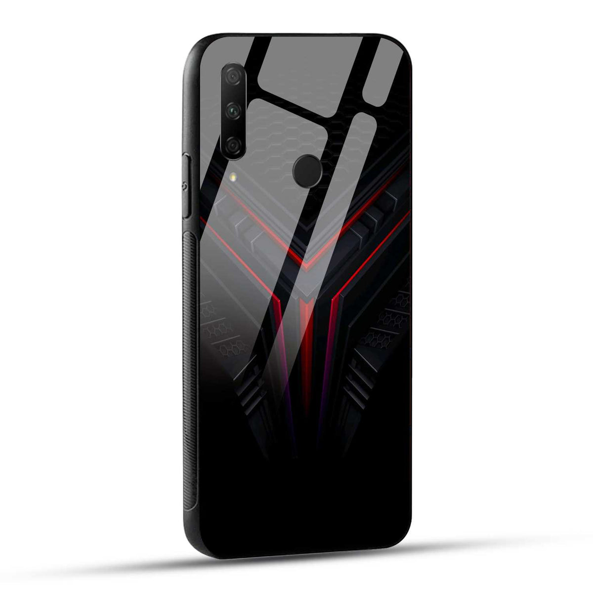 HONOR 9X Back Cover Abstract Robotic Printed Glass Case