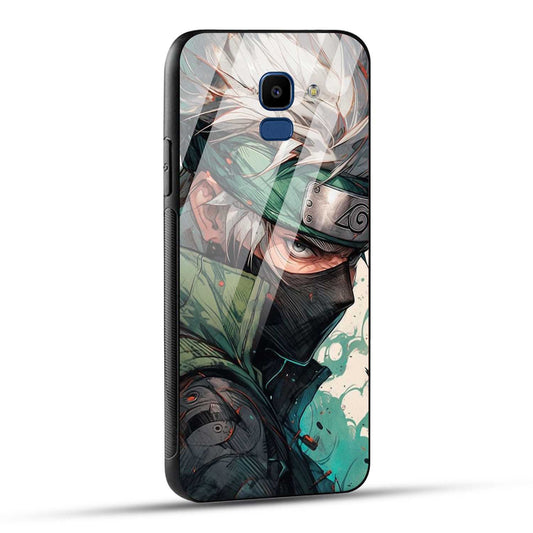 Samsung Galaxy J6 Back Cover Multicolour Cartoon anime Printed Glass Case