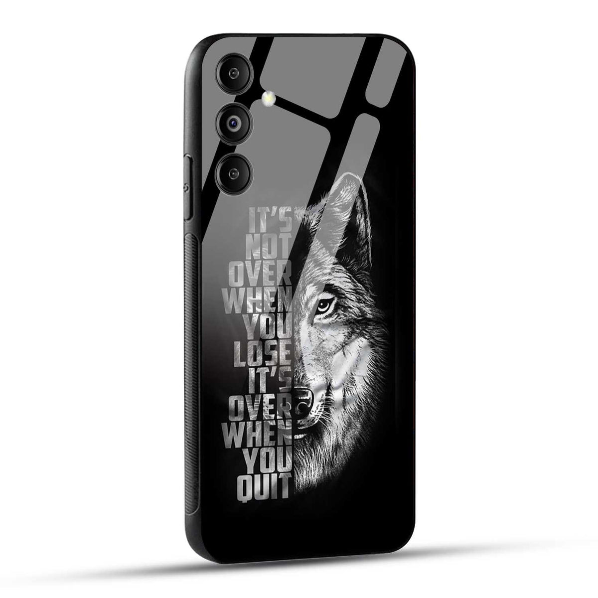 Samsung Galaxy M14 5G Back Cover Motivational Positive Quote Printed Glass Case