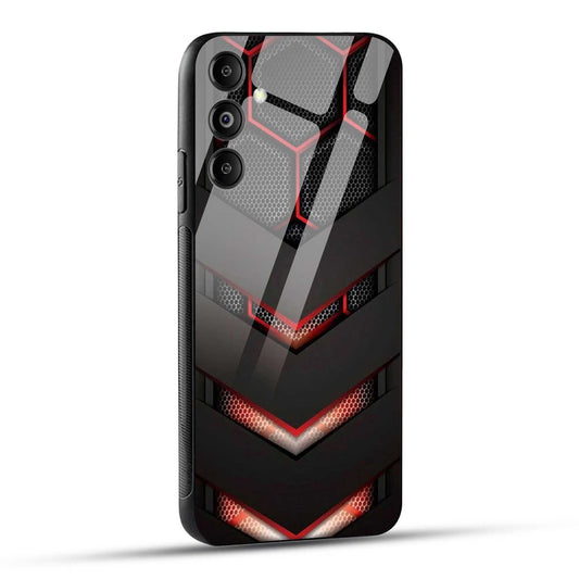 Samsung Galaxy M14 5G Back Cover Robotic Abstract Printed Glass Case