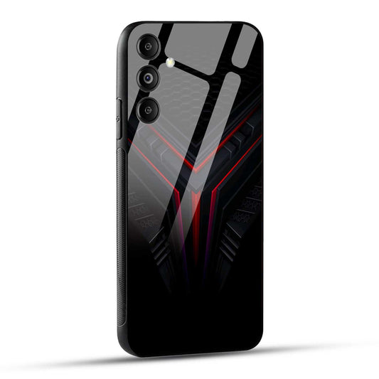 Samsung Galaxy M14 5G Back Cover Abstract Robotic Printed Glass Case