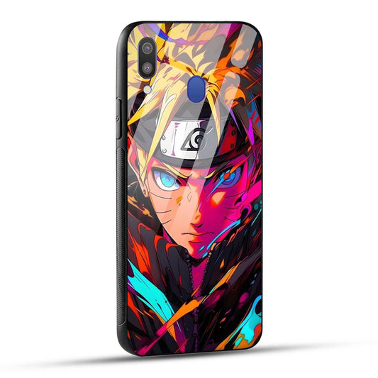 Samsung Galaxy M20 Back Cover Colourful Cartoon anime Printed Glass Case