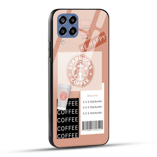 Samsung Galaxy M33 5G Starbucks Coffee Printed Glass Case