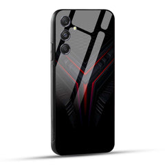 Samsung Galaxy A55 5G Back Cover Abstract Robotic Printed Glass Case