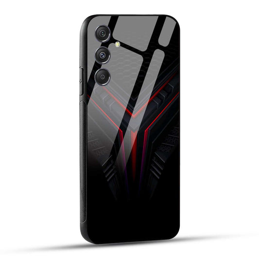 Samsung Galaxy M34 5G Back Cover Abstract Robotic Printed Glass Case