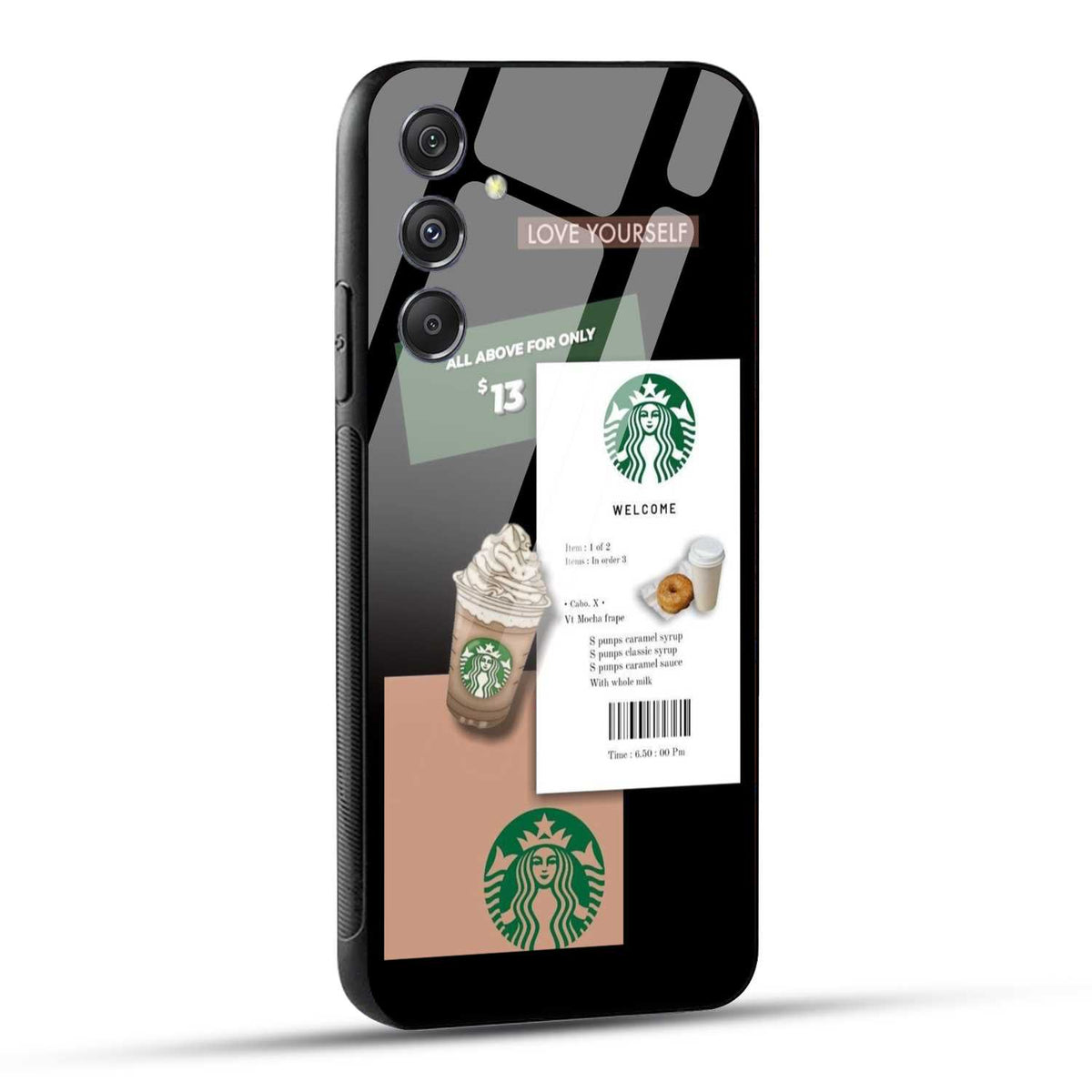 Samsung Galaxy M34 5G Starbucks Coffee Printed Glass Case