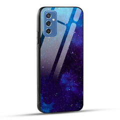 Samsung Galaxy M52 5G Back Cover Beautiful Star Space Printed Glass Case