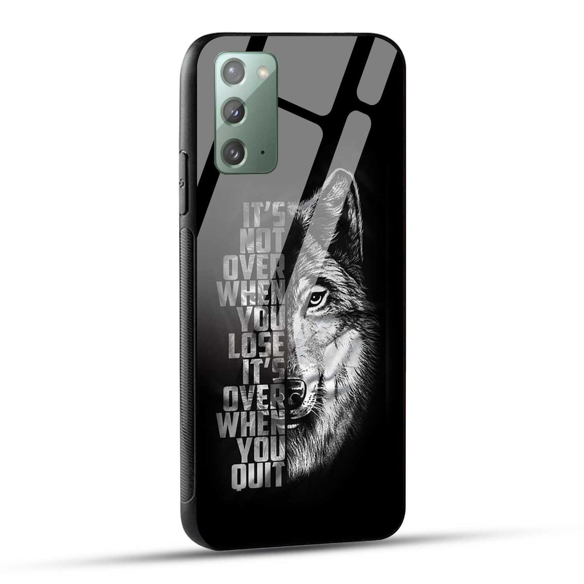Samsung Galaxy Note 20 Back Cover Motivational Positive Quote Printed Glass Case
