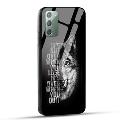 Samsung Galaxy Note 20 Back Cover Motivational Positive Quote Printed Glass Case