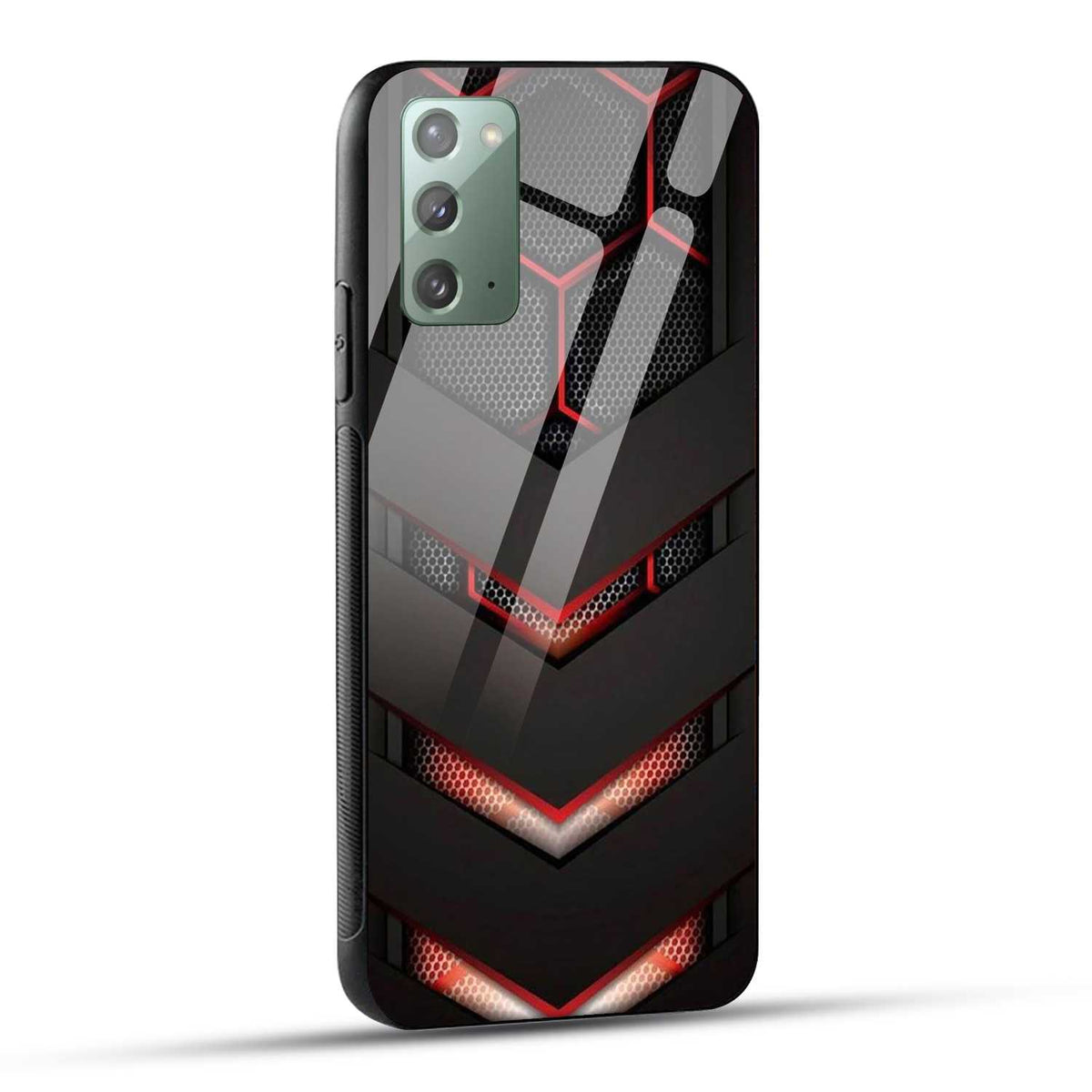Samsung Galaxy Note 20 Back Cover Robotic Abstract Printed Glass Case