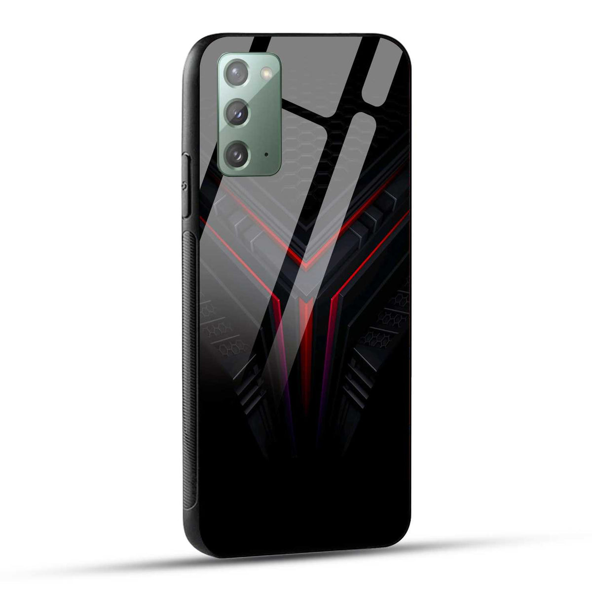 Samsung Galaxy Note 20 Back Cover Abstract Robotic Printed Glass Case