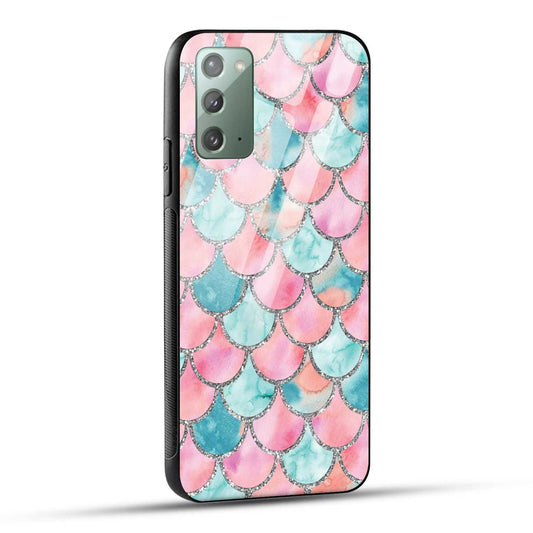 Samsung Galaxy Note 20 Back Cover Mirror Pattern Printed Glass Case