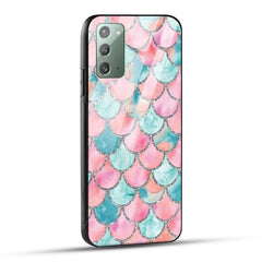 Samsung Galaxy Note 20 Back Cover Mirror Pattern Printed Glass Case