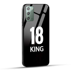 Samsung Galaxy Note 20 King number 18 Printed Glass Case