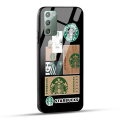 Samsung Galaxy Note 20 Starbucks Coffee Printed Glass Case