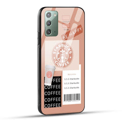 Samsung Galaxy Note 20 Starbucks Coffee Printed Glass Case