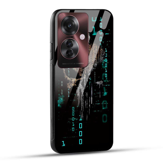 OPPO F25 PRO 5G Back Cover Hacker Printed Glass Case