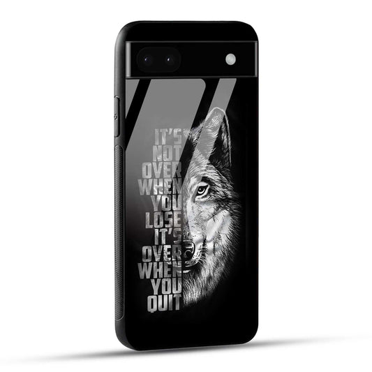 Google Pixel 6A Back Cover Motivational Positive Quote Printed Glass Case